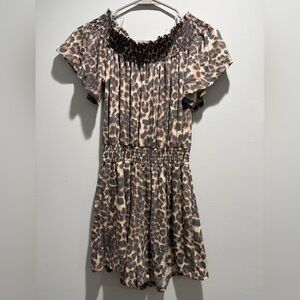 Leopard Print Romper